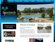 Tablet Screenshot of fountechfountains.com